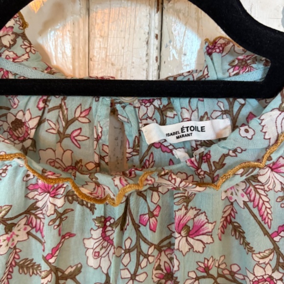 Isabel Marant Etoile Floral Ruffle Blouse, size 38 - Picture 8 of 9
